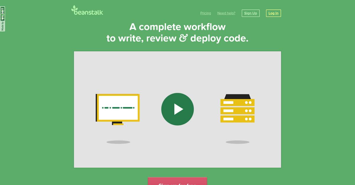 Beanstalk Homepage