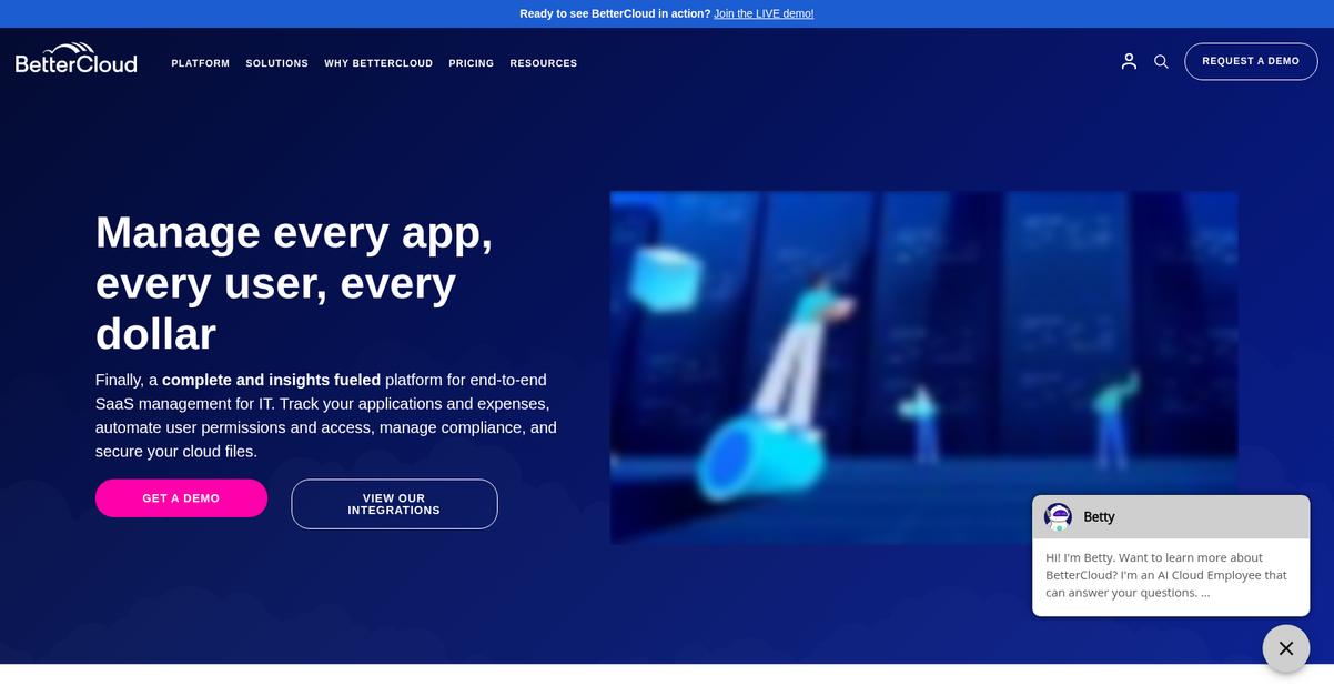 Better Cloud Homepage