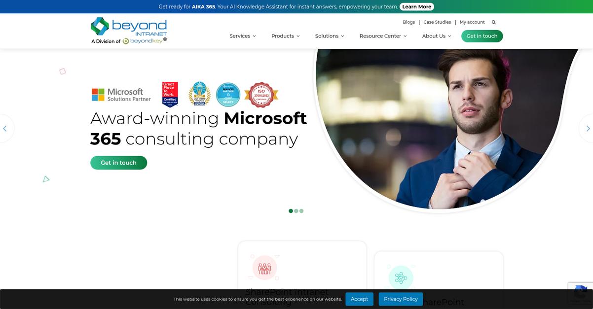 Beyond Intranet Homepage