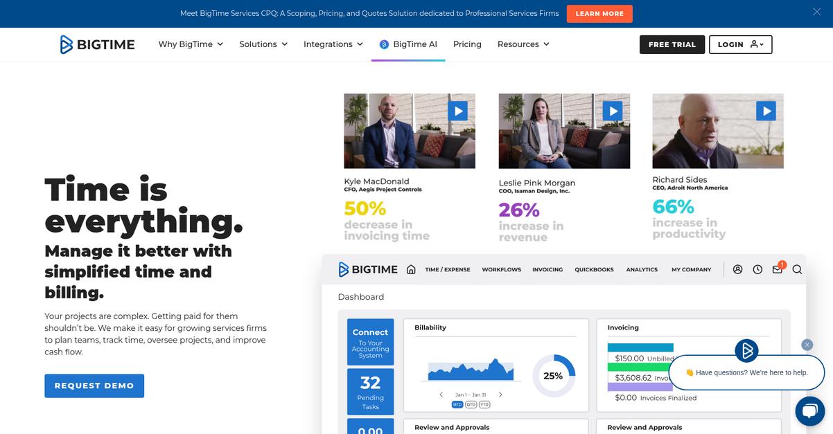 Big Time Homepage