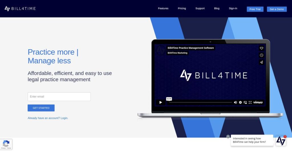 Bill4Time Homepage
