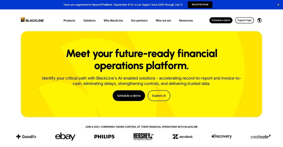Black Line Homepage