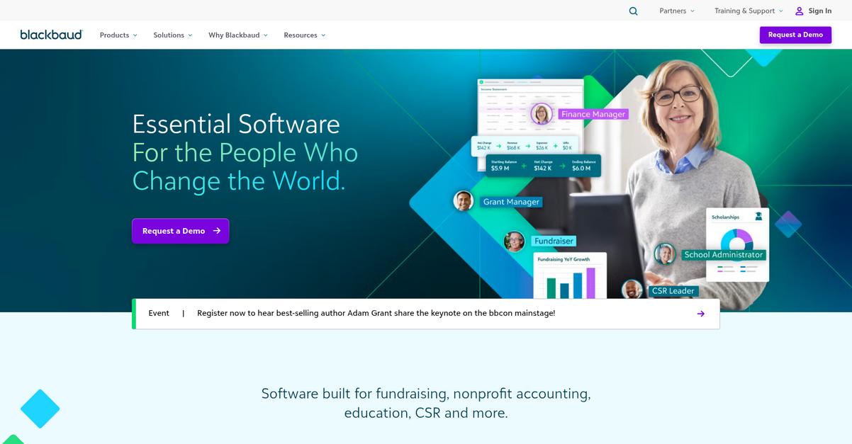 Blackbaud Homepage
