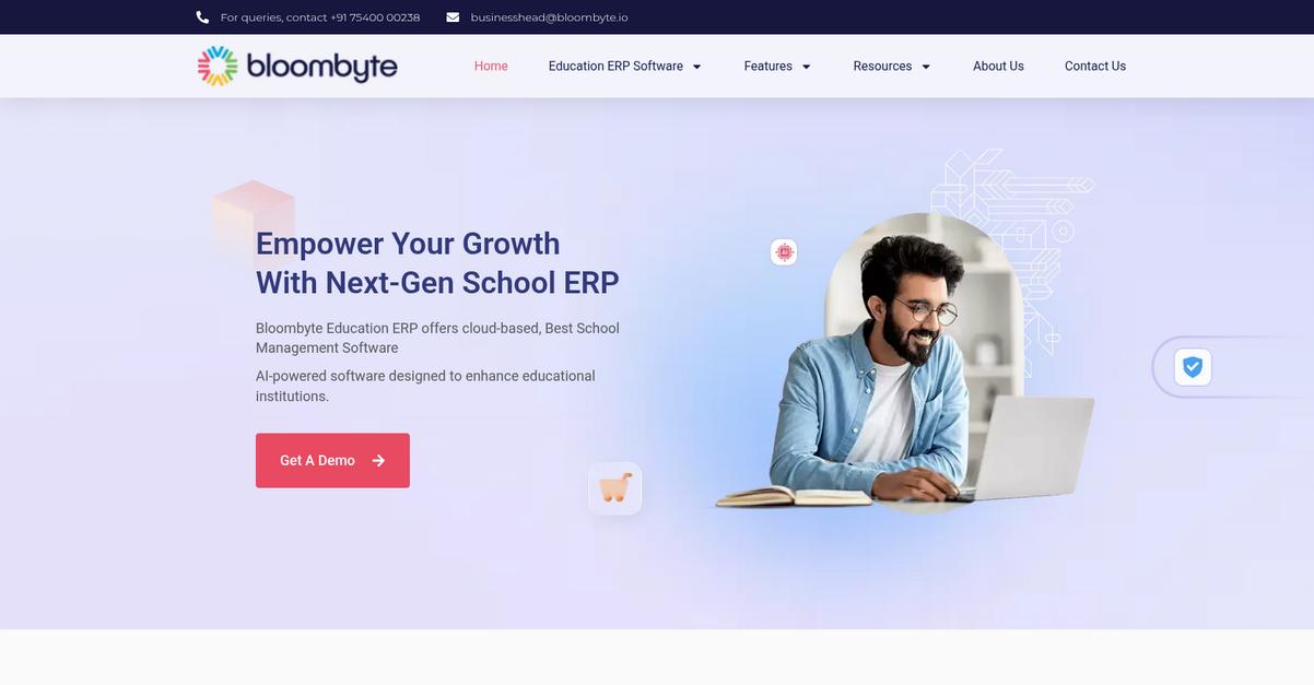 Bloom Byte Homepage
