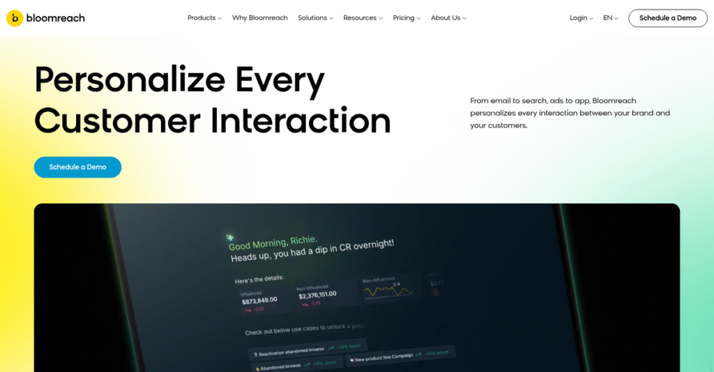 Bloomreach Homepage