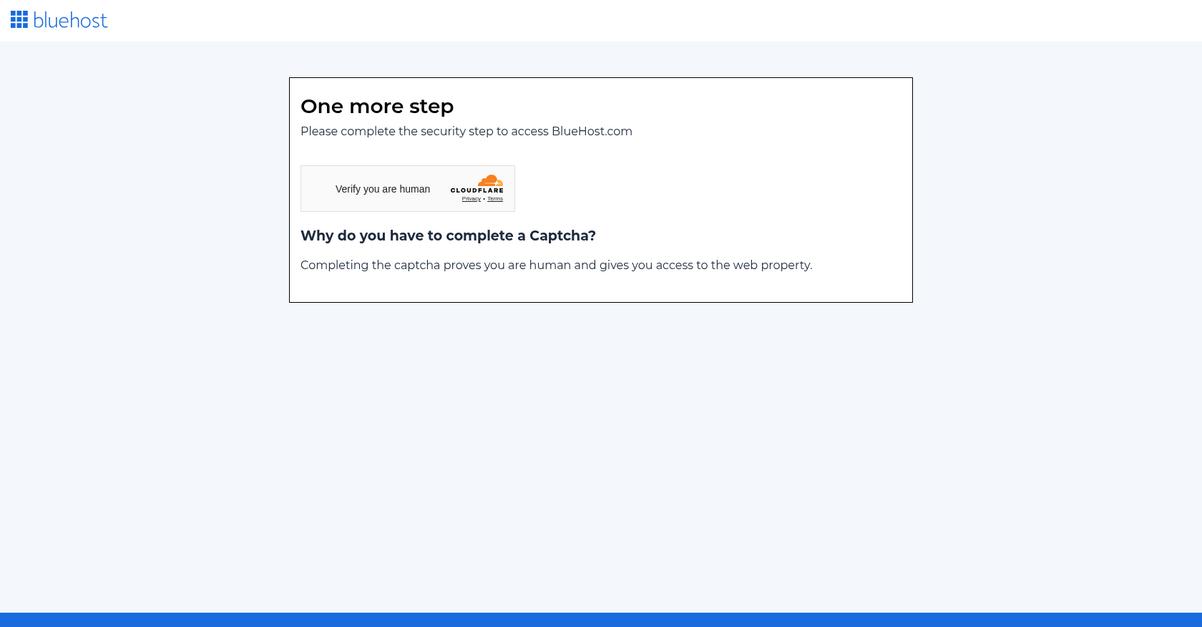 Bluehost Homepage