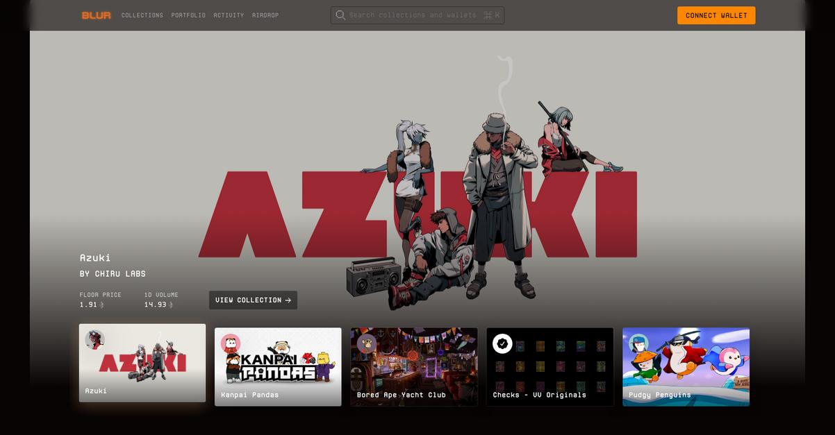 Blur Homepage