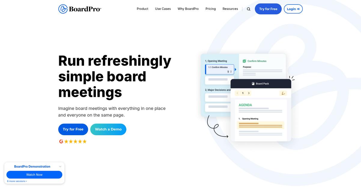 Board Pro Homepage