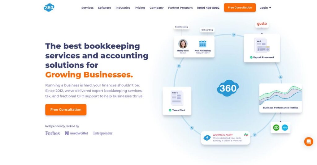 Bookkeeper 360 Homepage