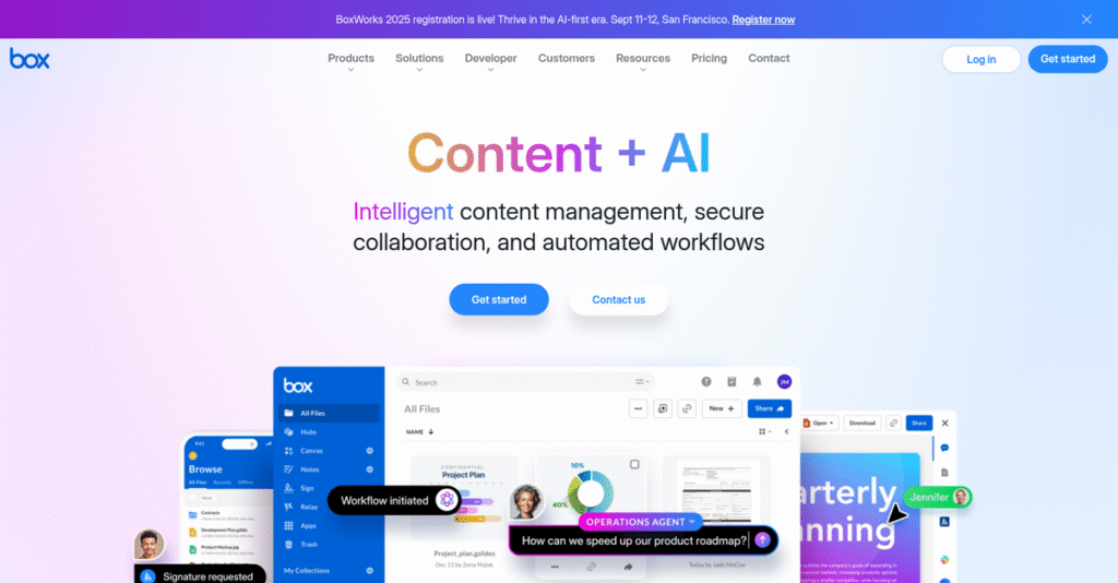Box Homepage