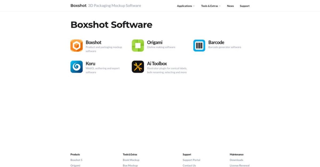 Boxshot Homepage