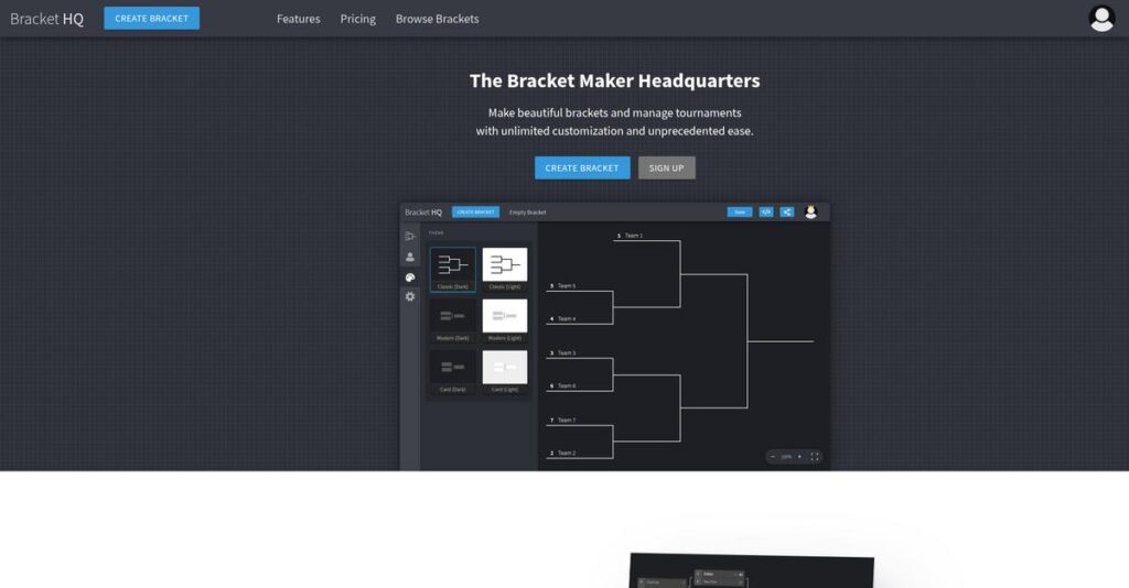 Bracket HQ Homepage