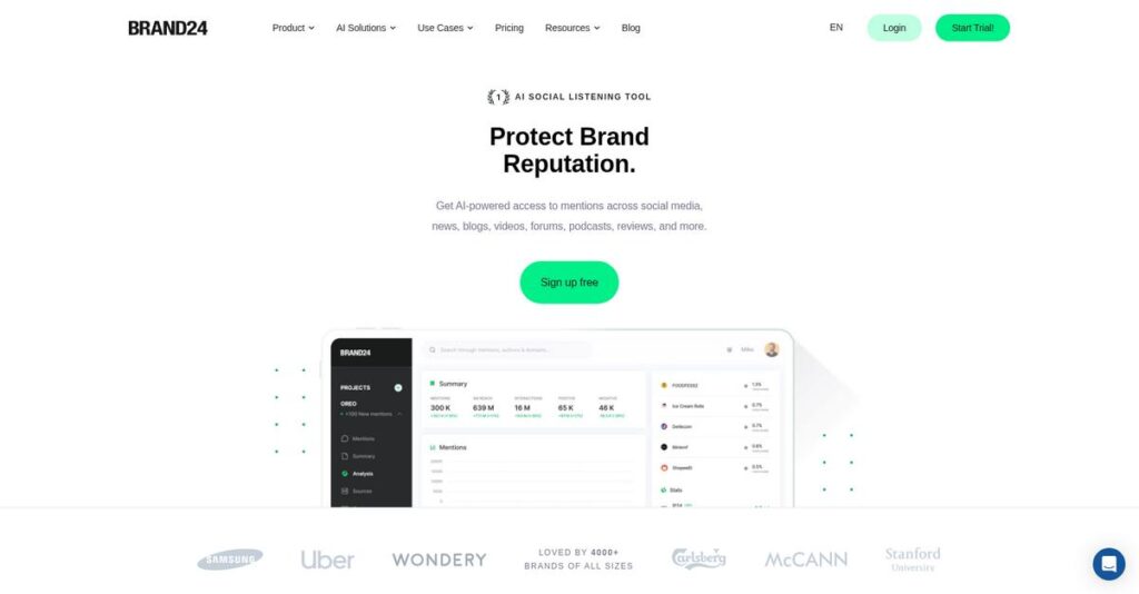 Brand24 Homepage