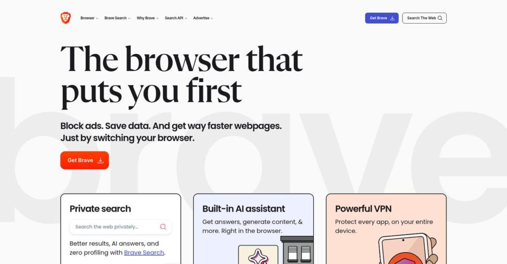 Brave Homepage