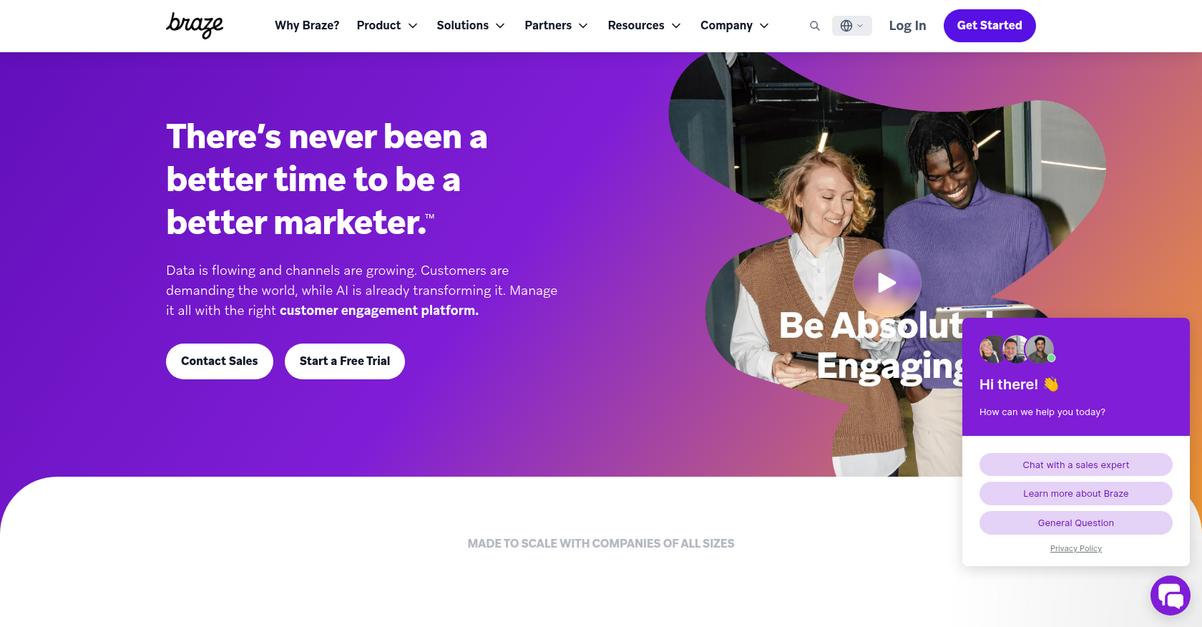 Braze Homepage