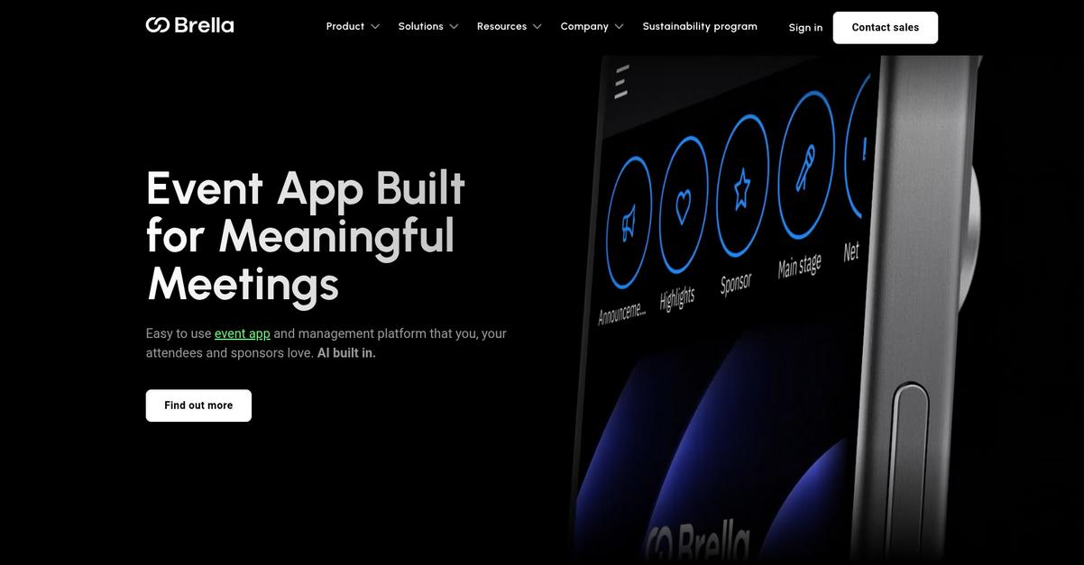 Brella Homepage