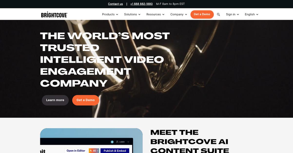 Brightcove Homepage