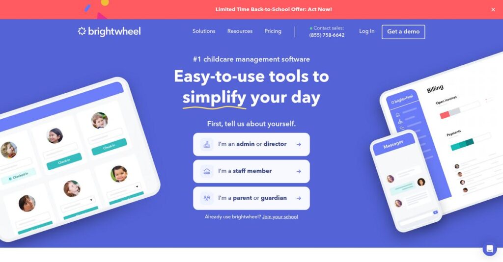Brightwheel Homepage