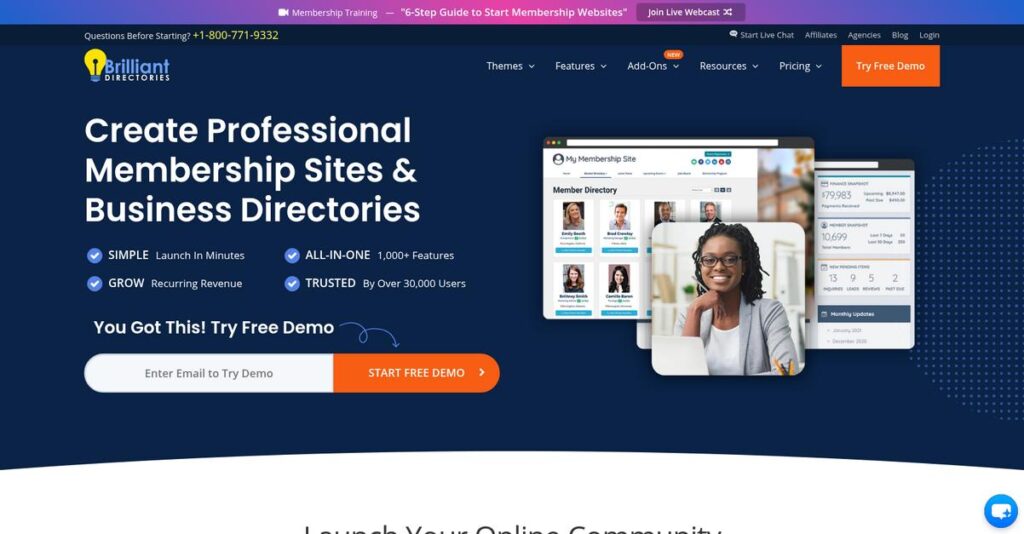 Brilliant Directories Homepage