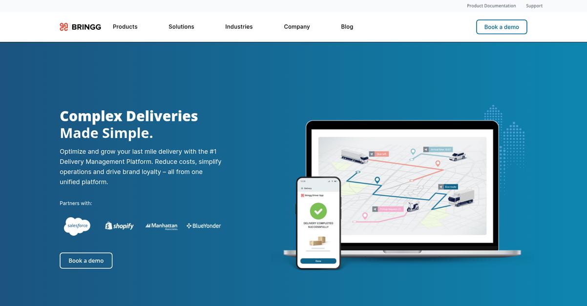 Bringg Homepage