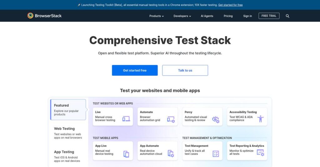 BrowserStack Homepage