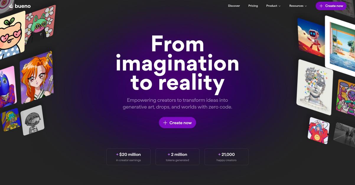 Bueno Homepage