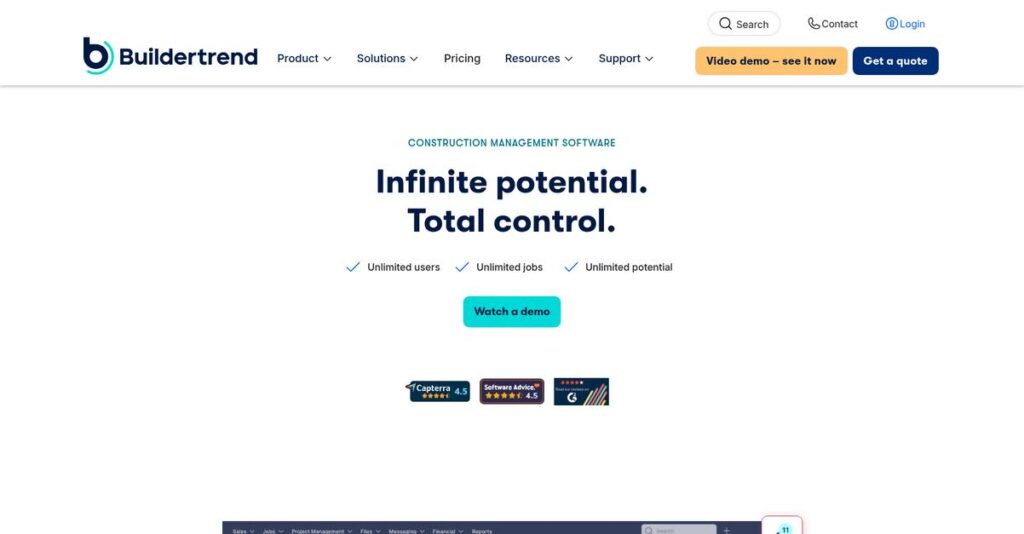 Buildertrend Homepage