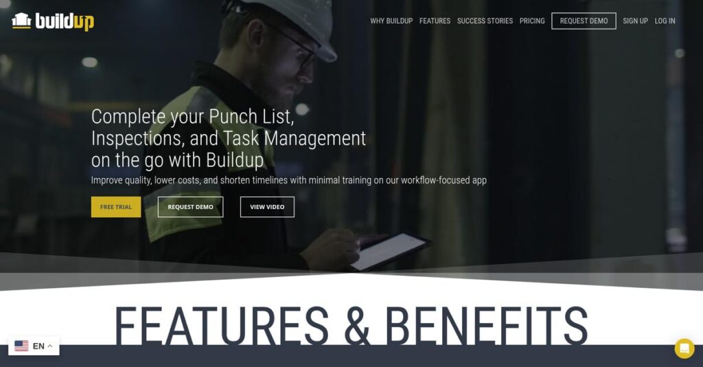 Buildup Homepage