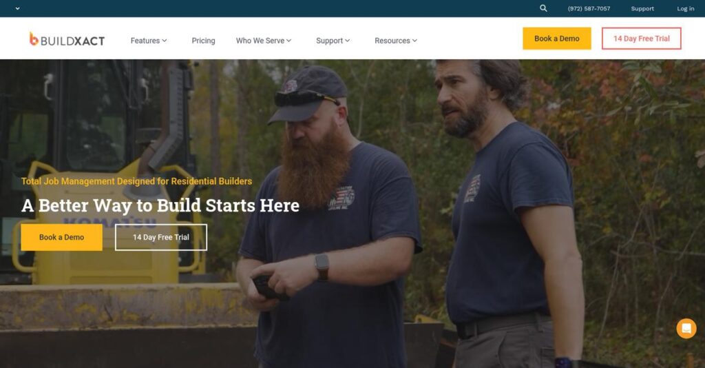 Buildxact Homepage