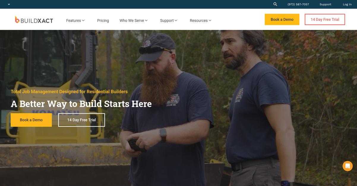 Buildxact Homepage