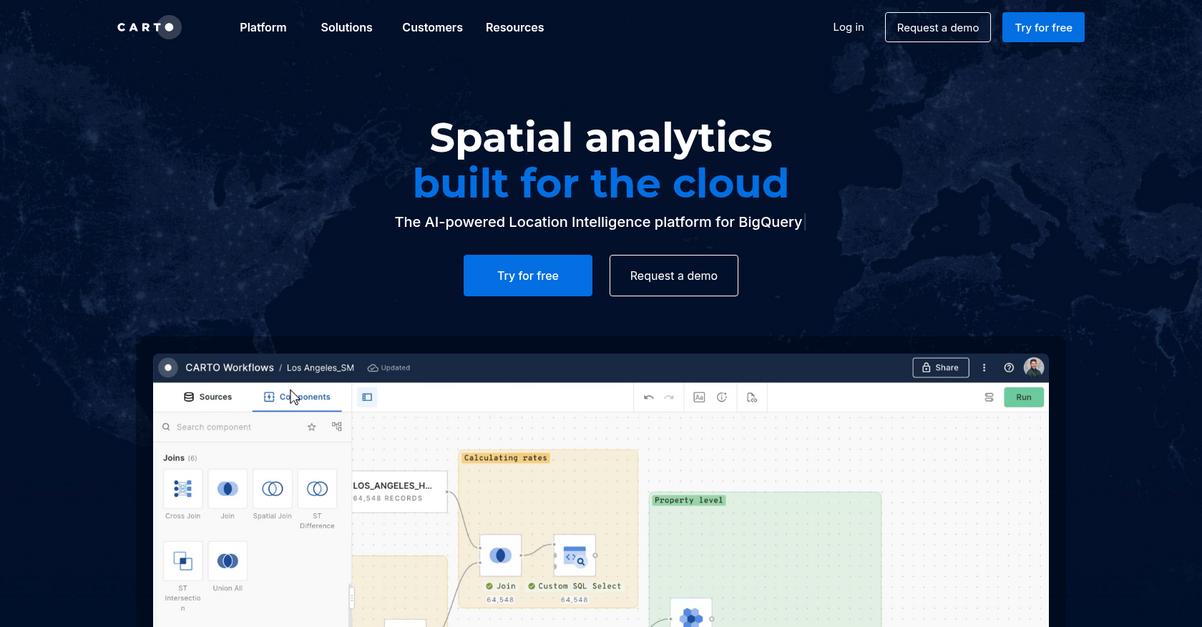 Carto Homepage