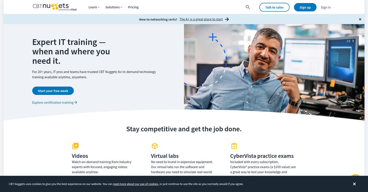 Cbt Nuggets Homepage