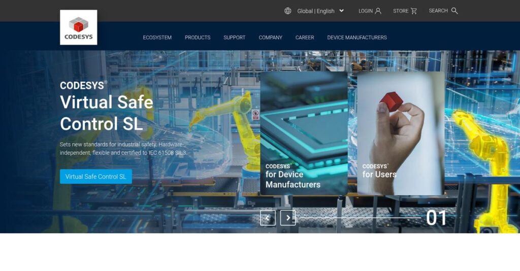 CODESYS Homepage