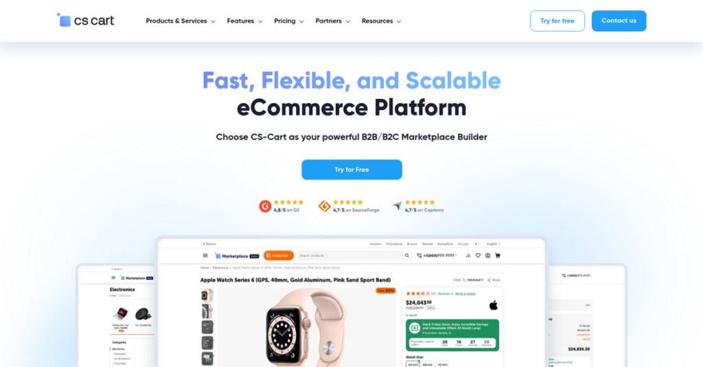CS Cart Homepage