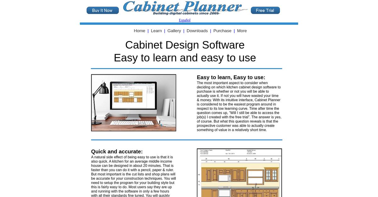 Cabinet Planner Homepage