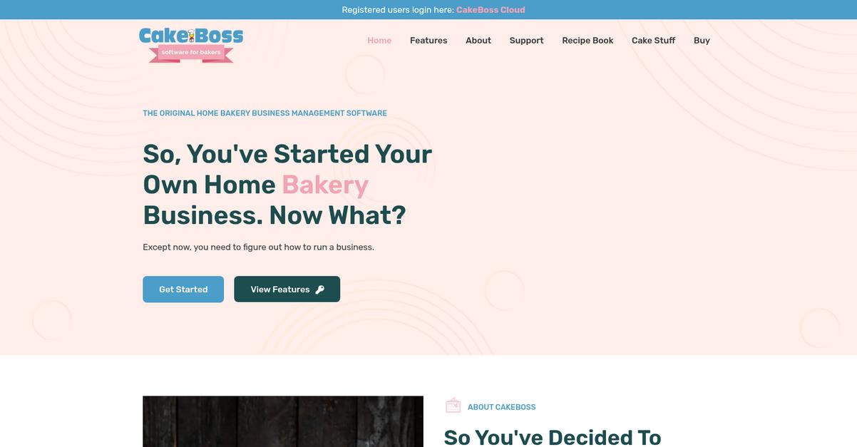 Cake Boss Homepage