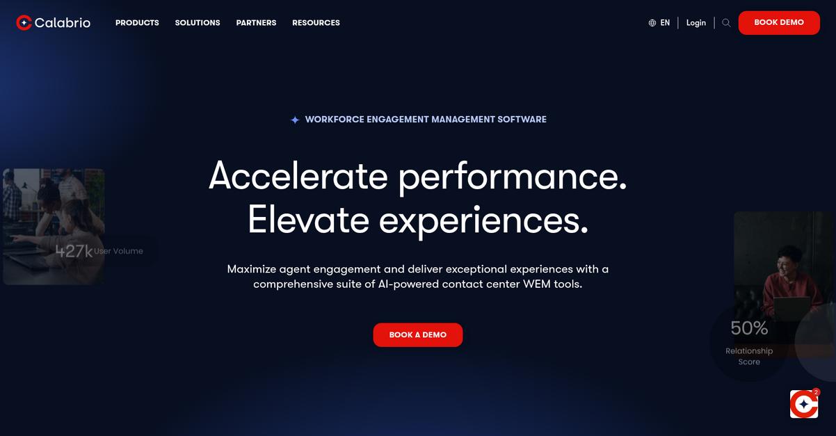 Calabrio Homepage