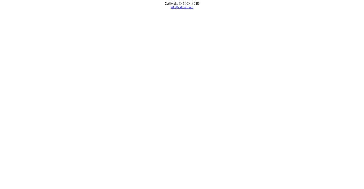 Call Hub Homepage