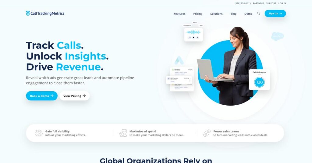 CallTrackingMetrics Homepage