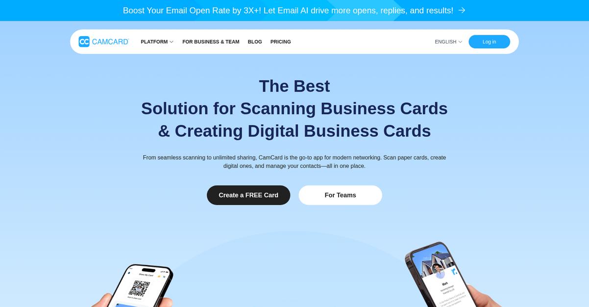 Cam Card Homepage