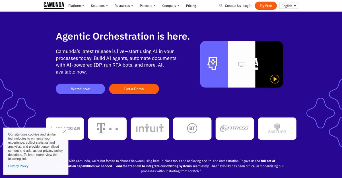 Camunda Homepage