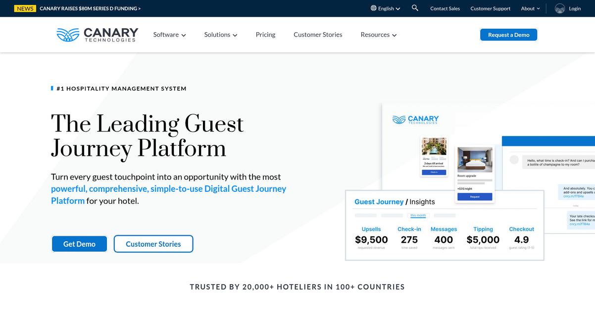Canary Homepage