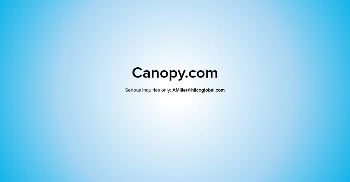 Canopy Homepage