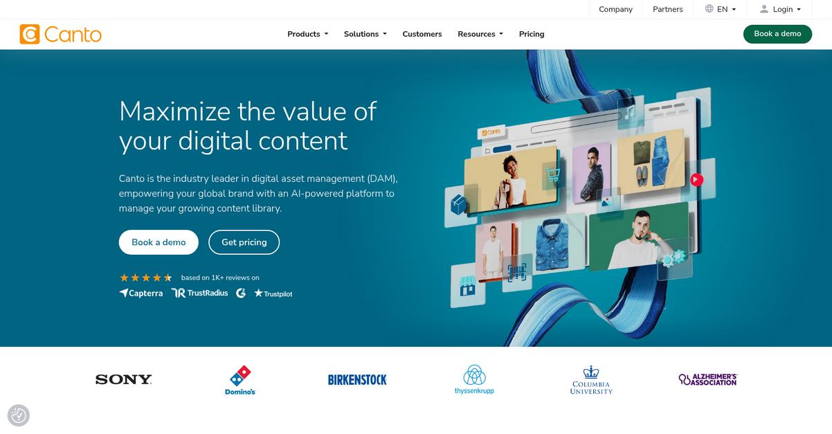 Canto Homepage