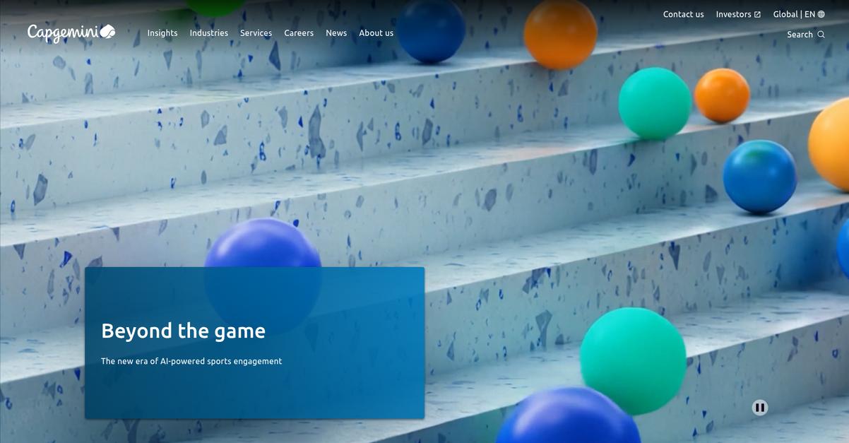 Capgemini Homepage