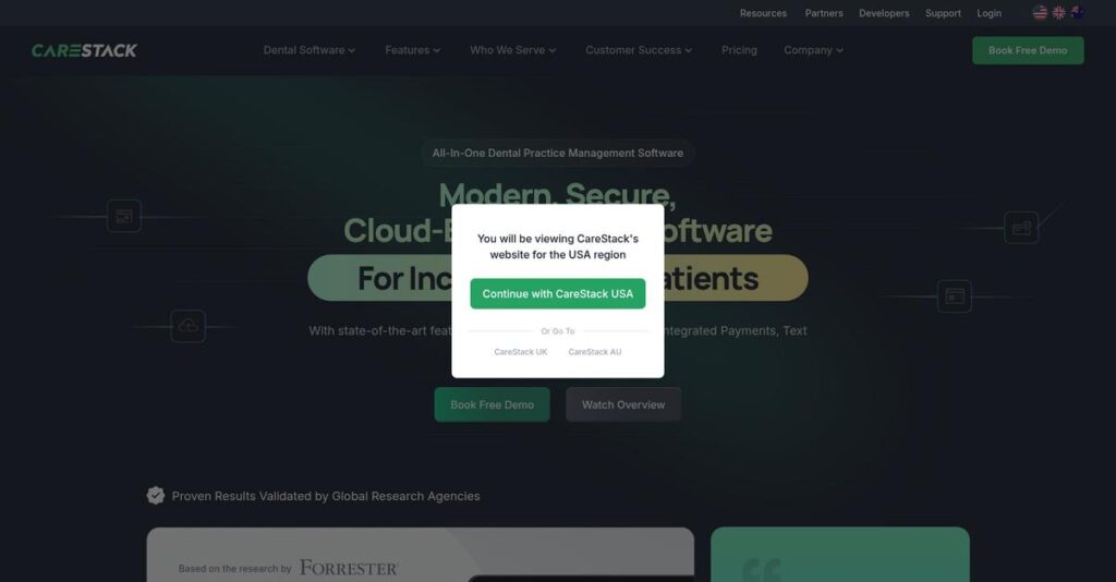CareStack Homepage