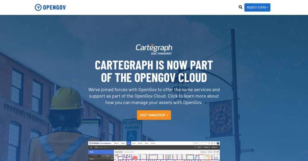 Cartegraph Homepage