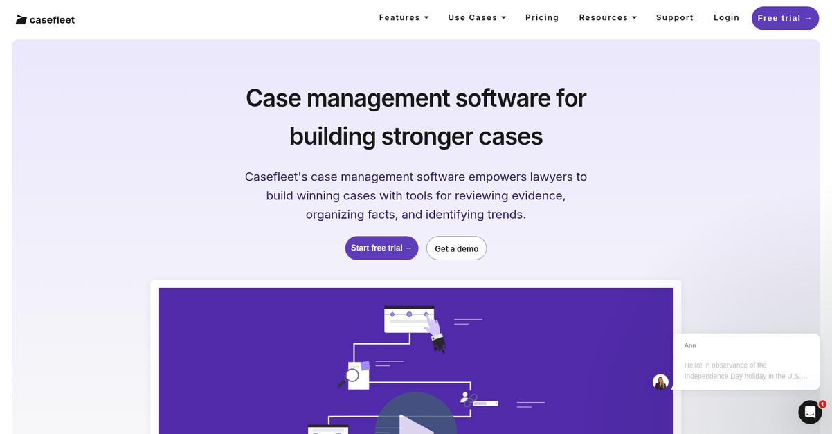 Casefleet Homepage