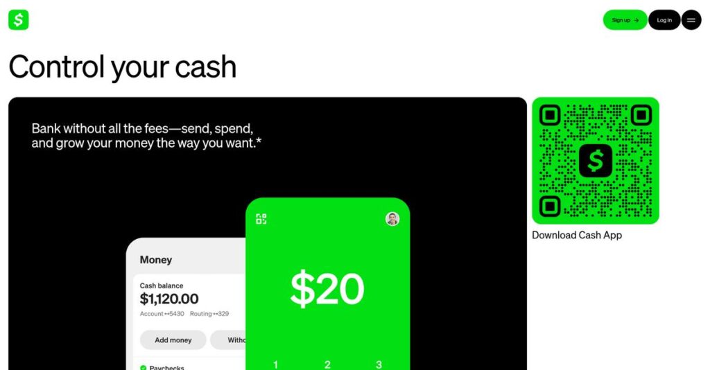 Cash App Homepage