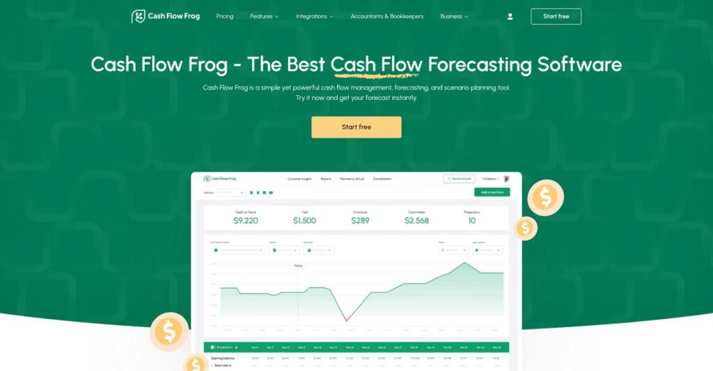 Cash Flow Frog Homepage